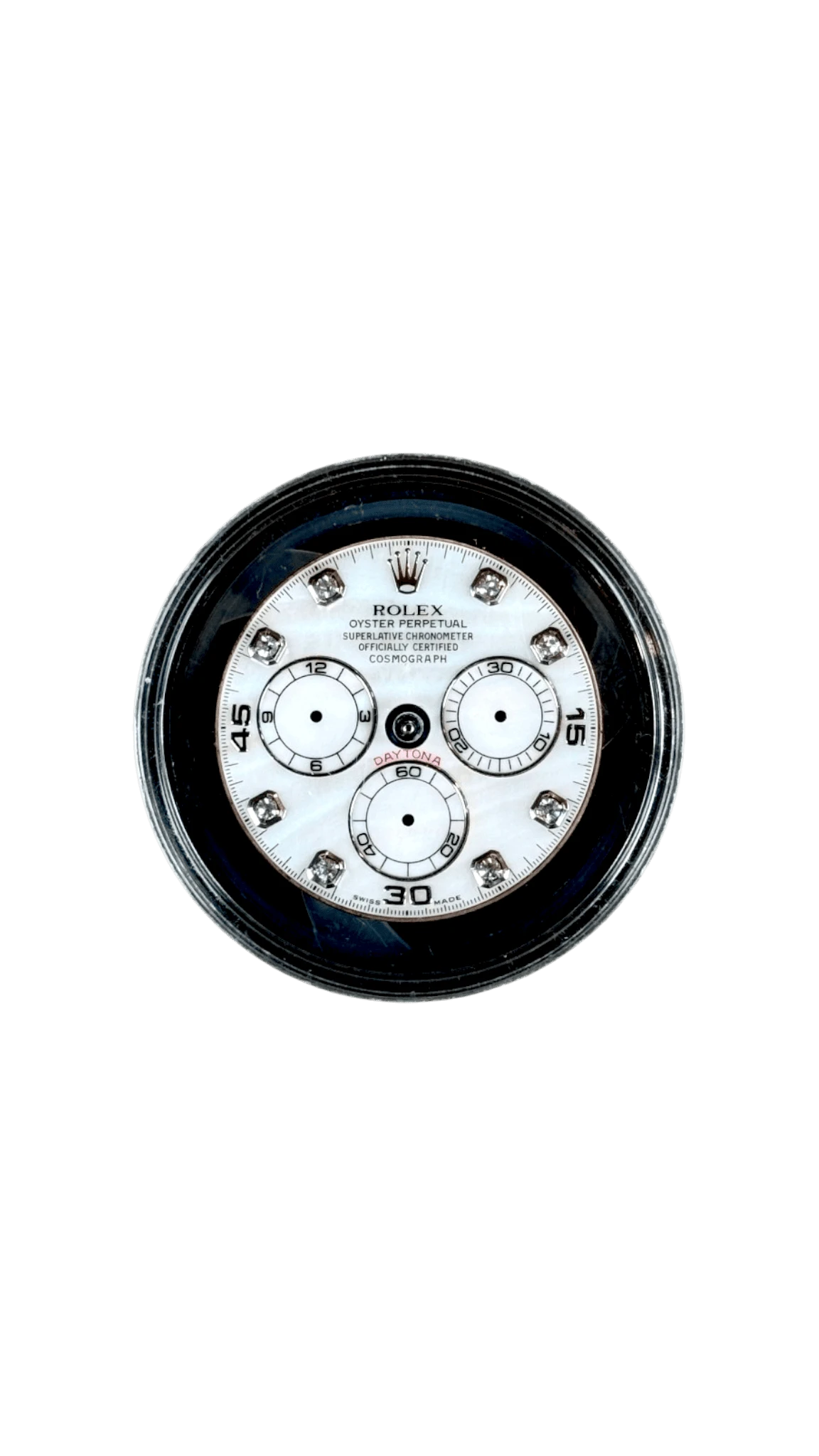 Quadrante Rolex Daytona ref. 116519 — Madreperla Diamanti