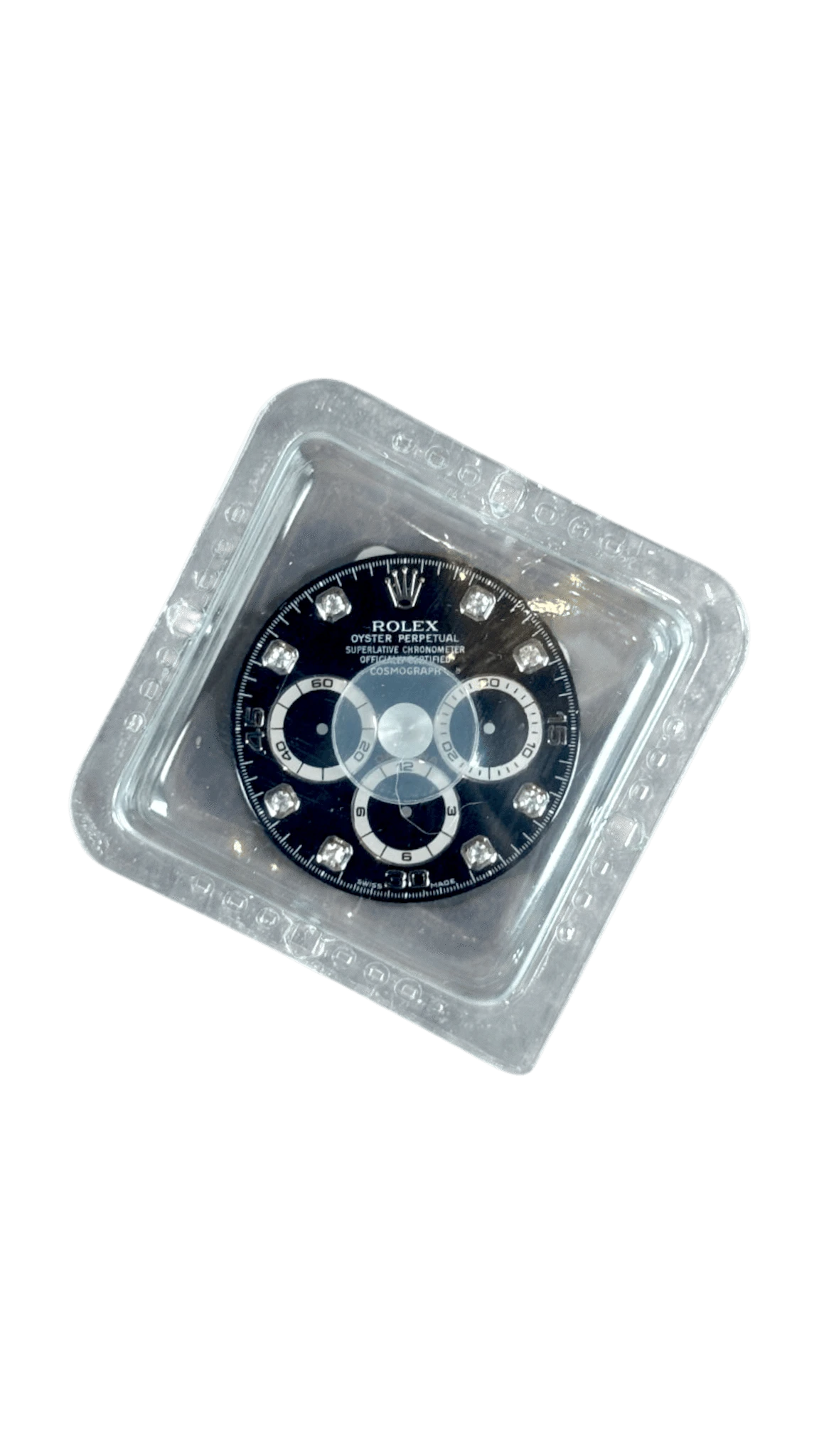 Quadrante Rolex Daytona ref. 16519 — Nero Diamanti