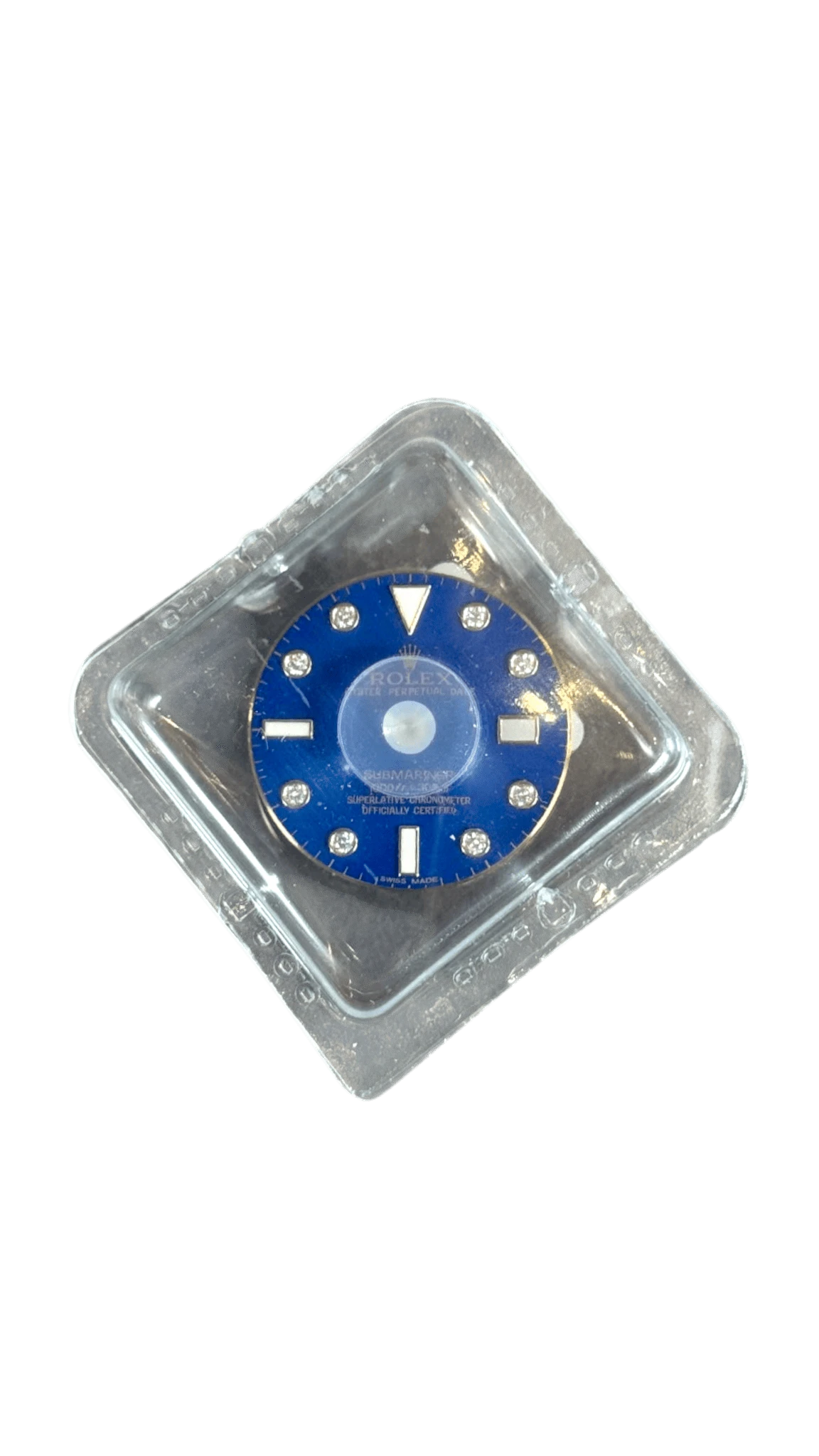Quadrante Rolex Submariner ref. 116618 — Blu Diamanti