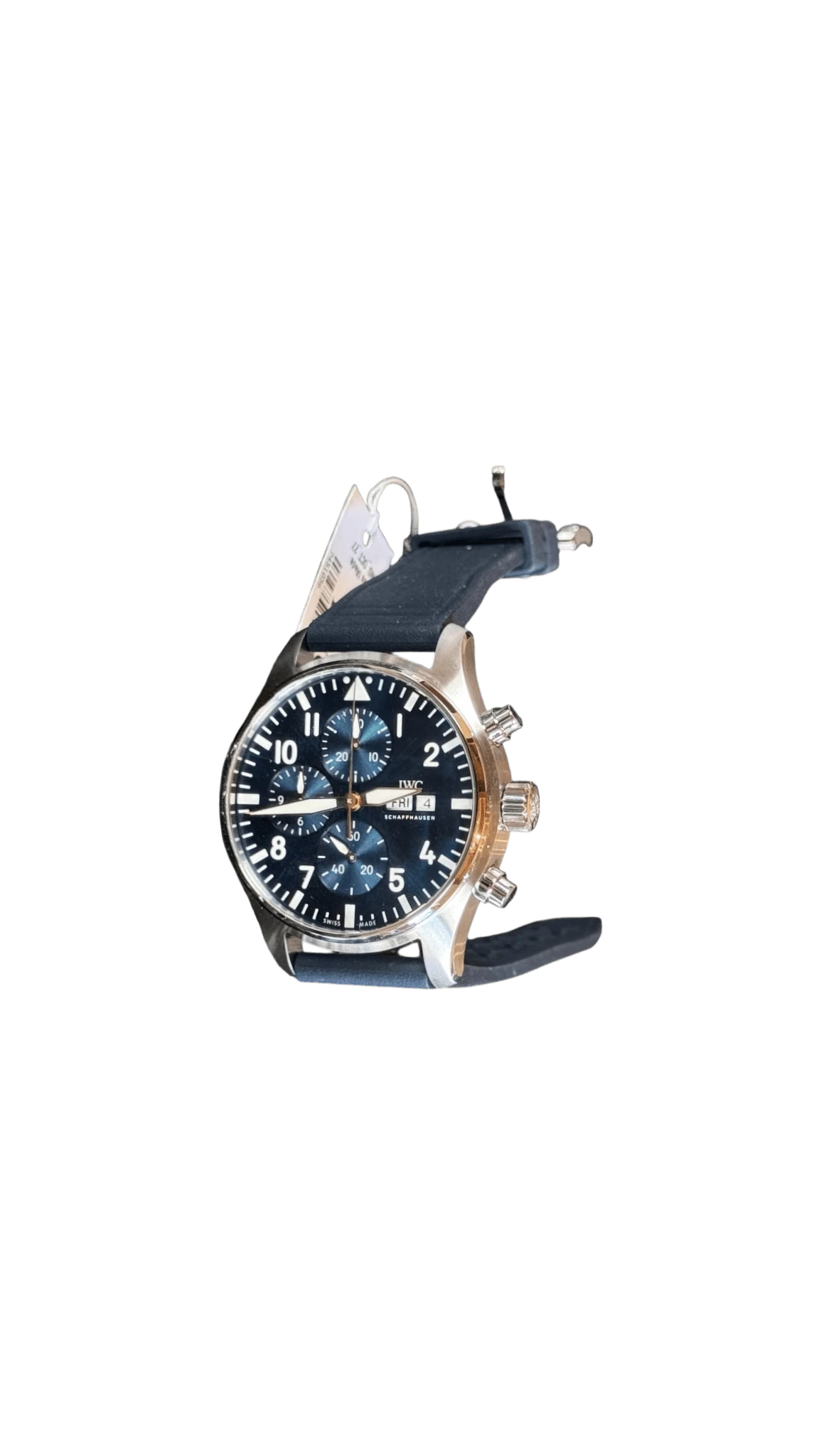 orologio in acciaio con cronografo